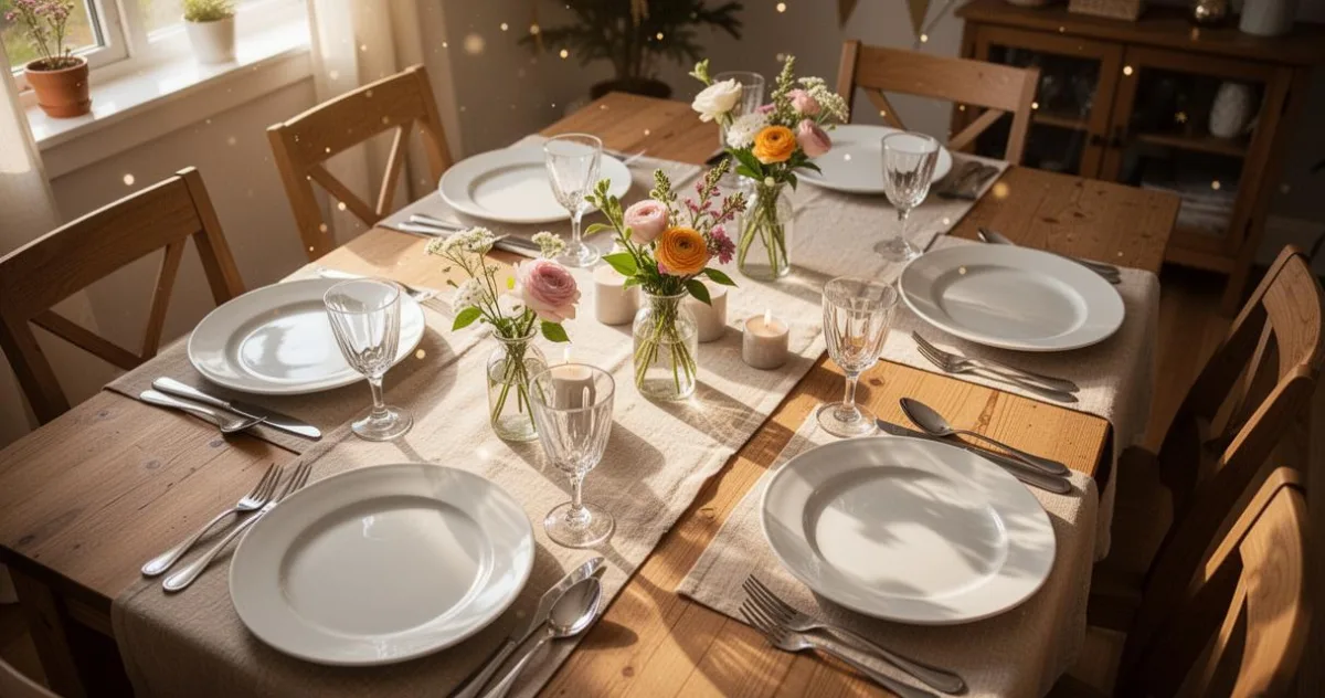 Collection de bapteme pour fille : comment composer une decoration de table harmonieuse – image 4
