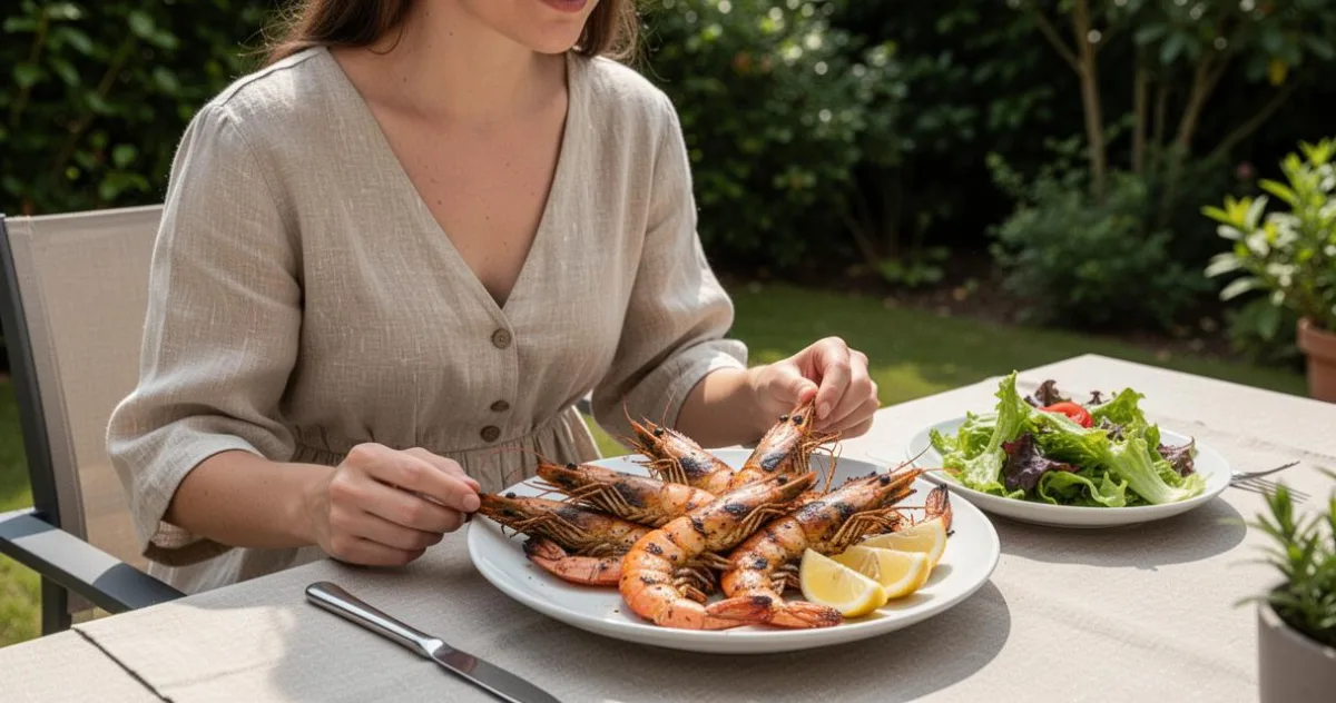 Protéines et fruits de mer : les conseils pour une femme enceinte souhaitant manger des gambas cuites – image 2