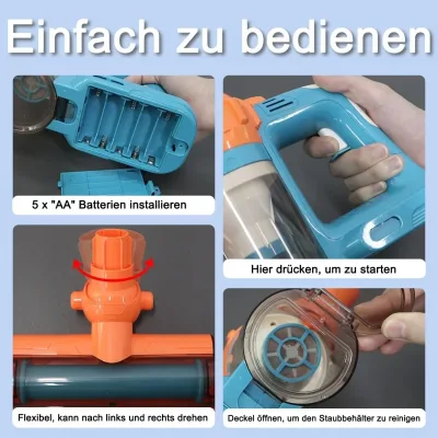 Aspirateur jouet 3 en 1 pour enfants – image 3