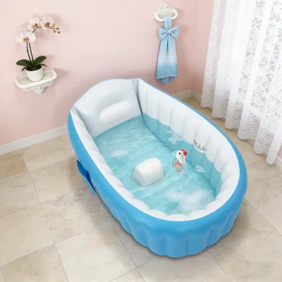 Baignoire bébé gonflable et pliable en PVC