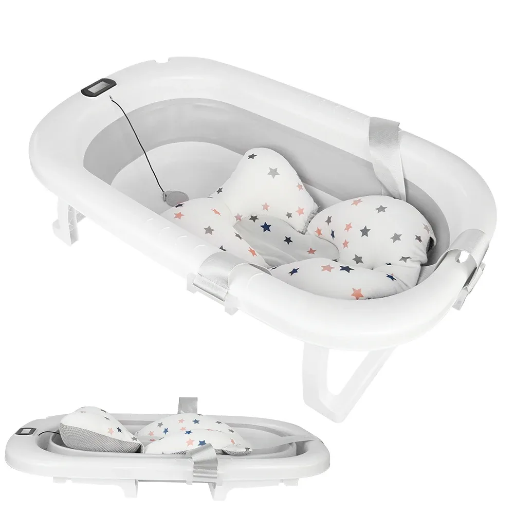 Baignoire bébé pliable avec coussin