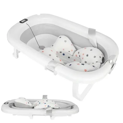 Baignoire bébé pliable avec coussin