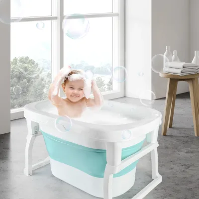 Baignoire bébé pliable avec pieds – image 3