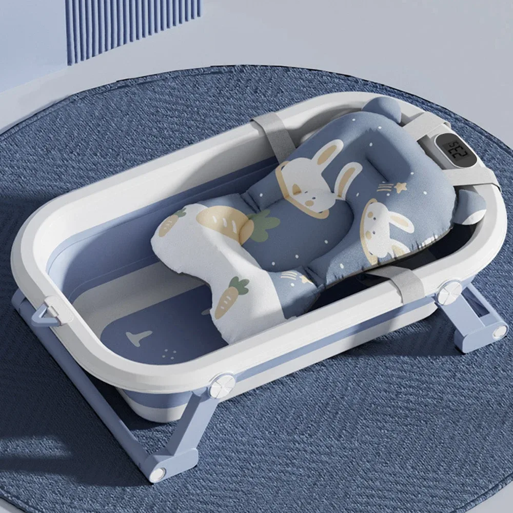 Baignoire de voyage bébé, tapis et thermomètre