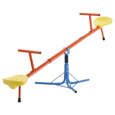 Balançoire à bascule rotative double siège