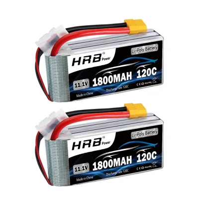 Batterie LiPo 3S 11,1 V 1800 mAh, connecteur XT60