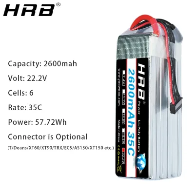 Batterie LiPo 6S 2600 mAh 22,2 V, prise XT60 – image 3