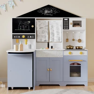 Cuisine pour enfants blanche et violette – image 2