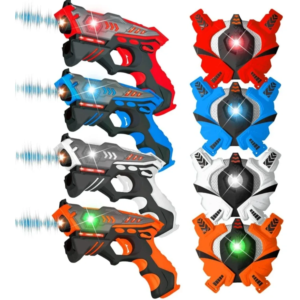 Jeu de tir d'équipe infrarouge, 4 pistolets