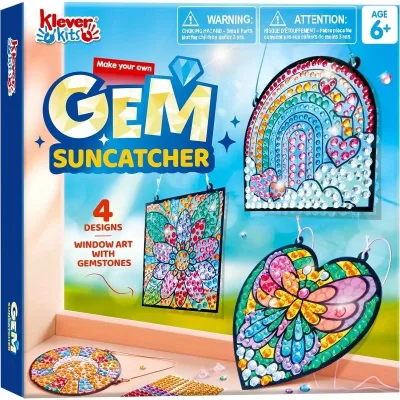 Kit d'attrape-soleil à décorer, 4 motifs