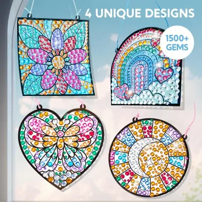 Kit d'attrape-soleil à décorer, 4 motifs – image 2