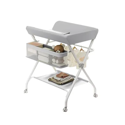 Table à langer pliable réglable en hauteur