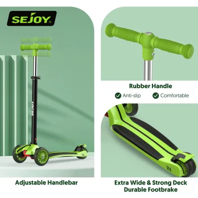 Trottinette pliable 3 roues pour enfant – image 3