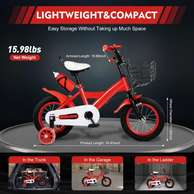 Vélo enfant à roues d'entraînement – image 2